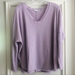 Urban Outfitters Lavender Thermal Sweater